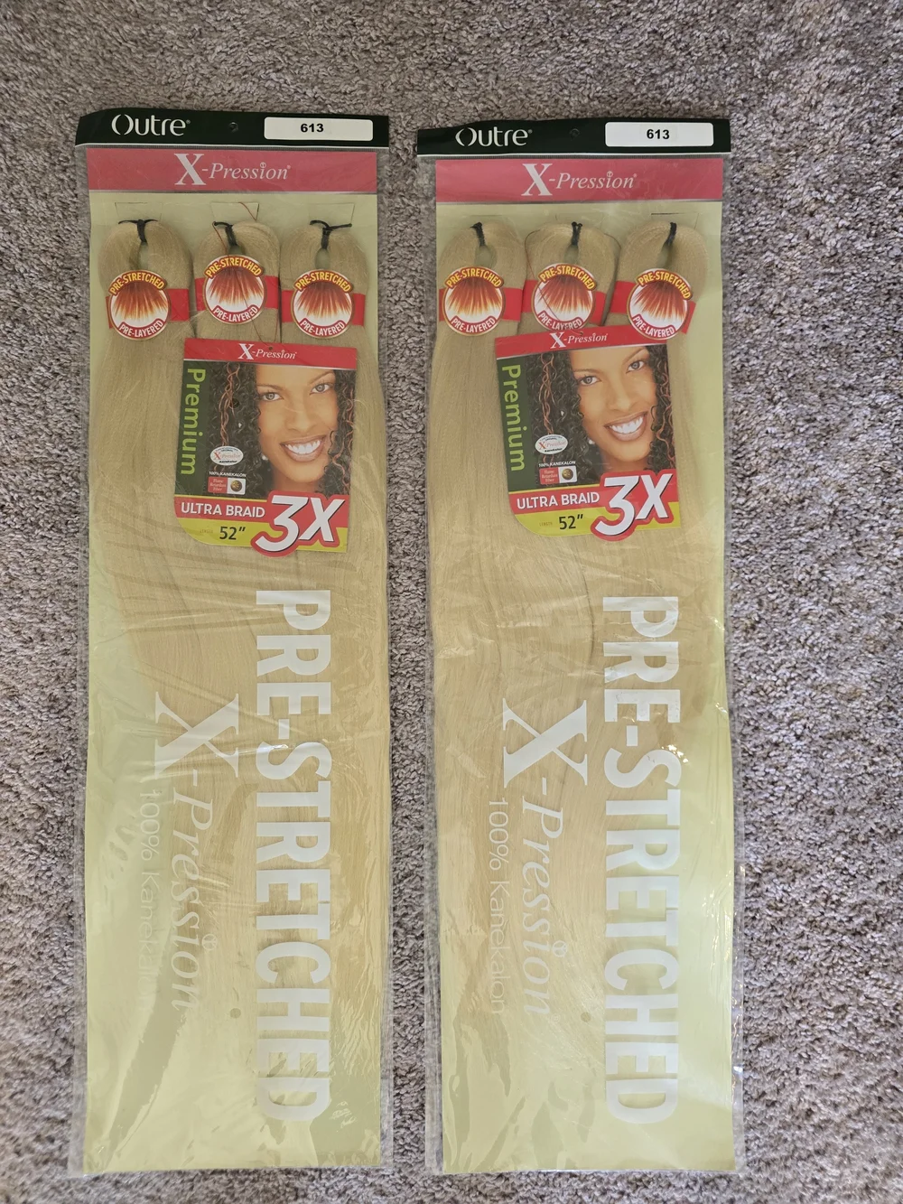 Outre X-Pression Pre-Stretched Ultra Braid - 613 Blonde